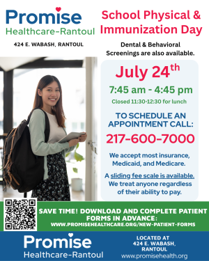 Rantoul School Physical and Immunization Day