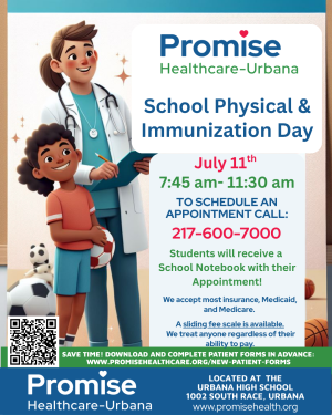 Urbana School Physical and Immunization Day